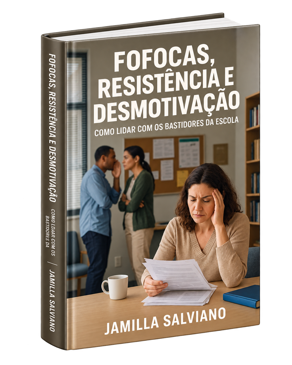 Capa do livro Fofocas, Resistência e Desmotivação, de Jamilla Salviano
